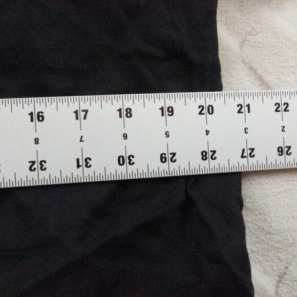 J.jill Pure Jill Layered Midi Dress Womens Petite Medium Black - Picture 7 of 10